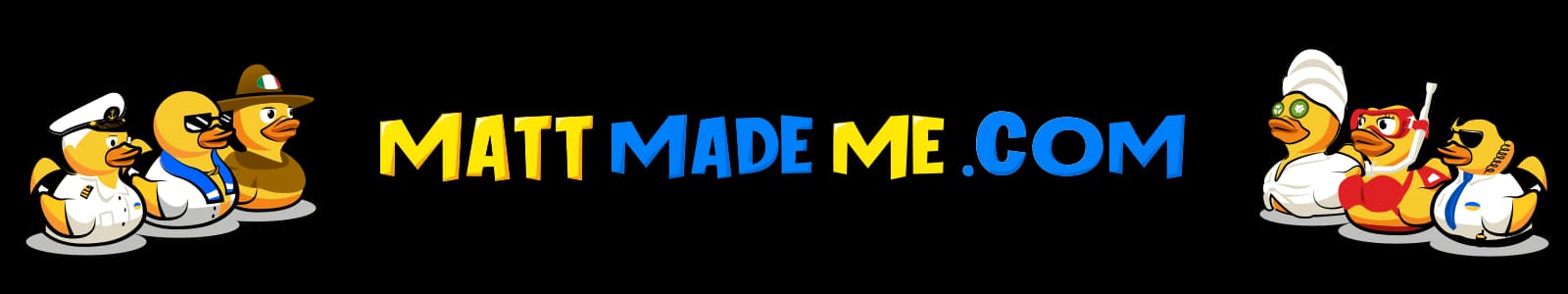 MattMadeMe.com Banner