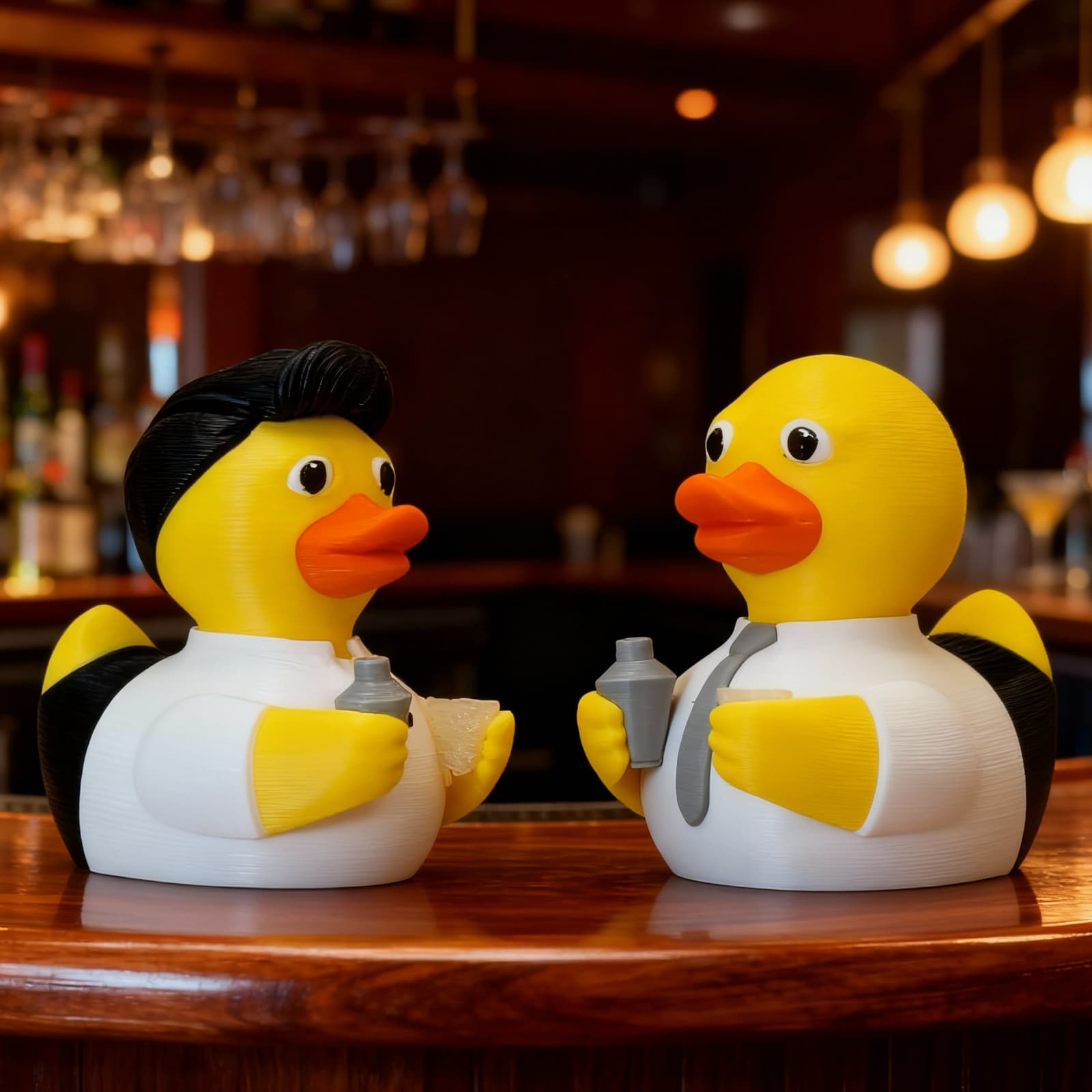 Bartender Duck lifestyle photo